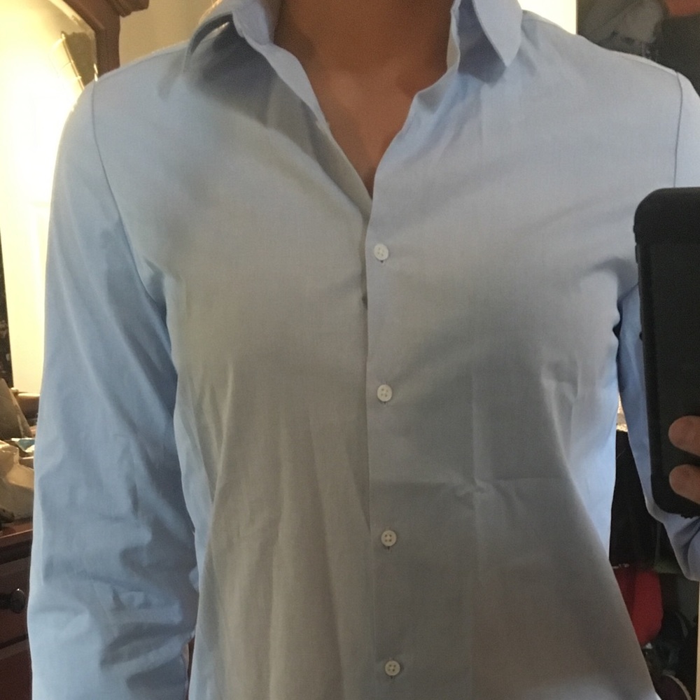 NWOT Mossimo ladies button down dress shirt XS